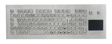 Industrial Waterproof keyboard with Integrated touchpad for Kiosk