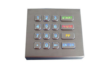 USB 공용영역으로 Backlit 16 열쇠 패널 산 키패드 IP68 동적인 방수