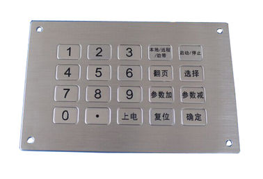 20의 열쇠 USB 방수 금속 숫자 키패드 상위 패널 설치 해결책