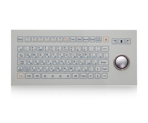 IP65 OMRON 스위치 키보드 백색 색깔 의학 위생 키보드
