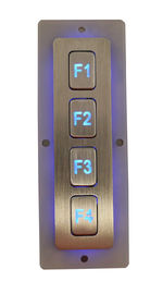 USB/PS2 공용영역 금속 키패드 14.0 Mm x 인터넷 공중 전화를 위한 14.0 Mm