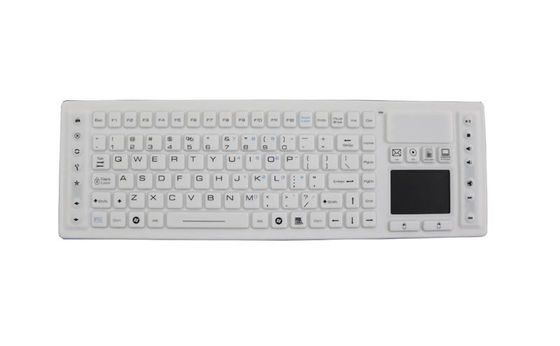 Rugged Touchpad Silicone Industrial Desktop Keyboard For Hygienic