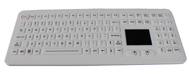108 keys silicone rubber medical keyboard with rough touchpad and USB interface