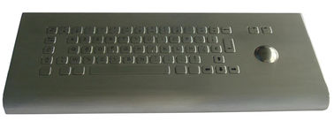 Short stroke keyboard / industrial kiosk keyboard with trackball , 66 keys OEM and ODM