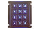산업 파괴자 숫자 저항하는 키패드 패널 산 방수 12의 열쇠이라고 IP67 Backlit