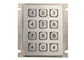 은행 ATM 모체 패널 산 키패드 IP67는 12의 열쇠 금속 스테인리스를 평가했습니다