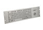 PS2 19U Stainless Steel Industrial Keyboard 400DPI IP65 Static