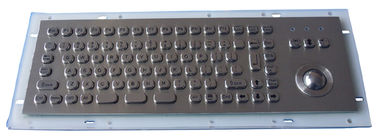 Ruggedized 트랙볼을 가진 산업 금속 간이 건축물 콤팩트 키보드